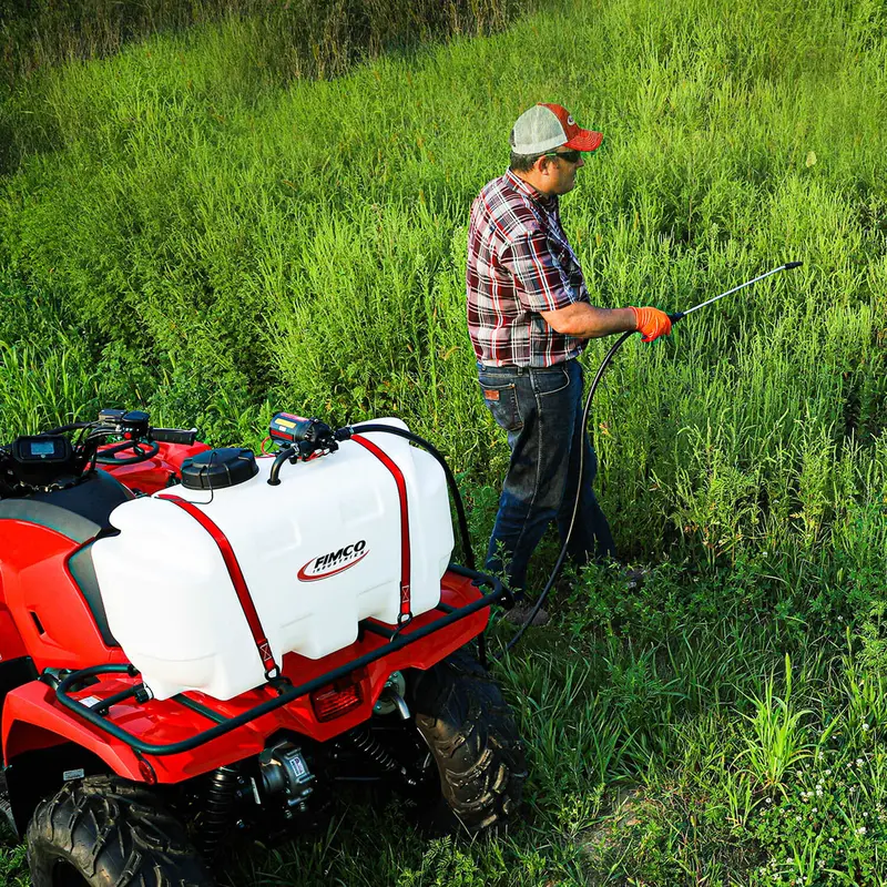 Fimco Atv Brush Spot Sprayer | Capacity 15 & 25 Gallons | Flow Rate 2.2 Gallons Per Minute | For Atvs 1