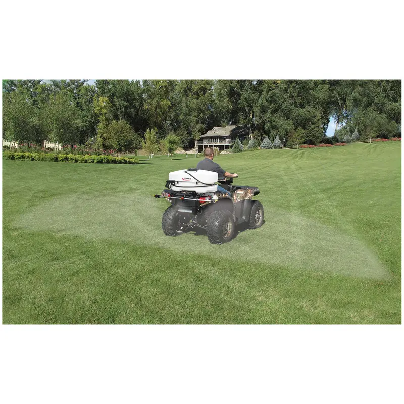 Fimco Atv Sprayer With Stainless Steel 3-Nozzle Broadcast Boom | Tank Capacity 25- Gallons | For Atvs 1