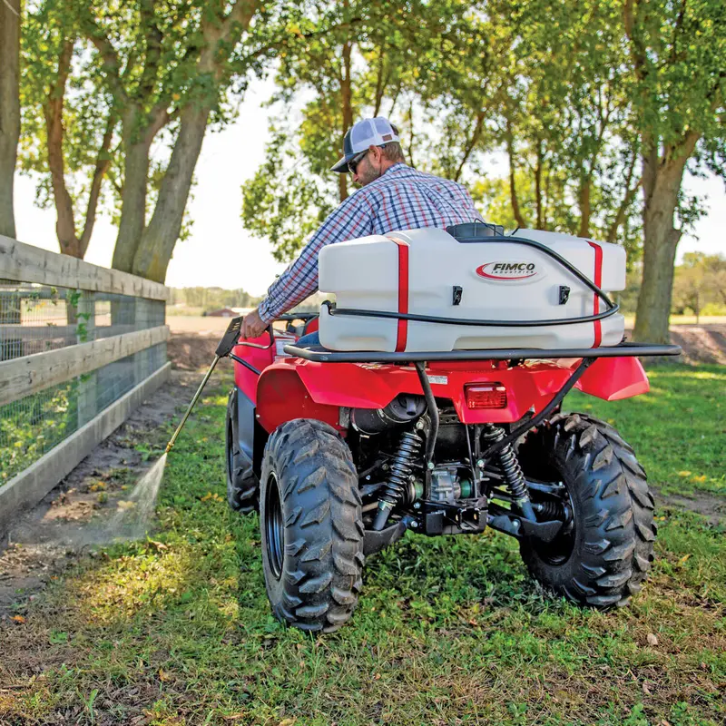 Fimco Deluxe Manifold Spot Sprayer | Tank Capacity 25 Gallons | Output 2.4 Gallons Per Minute | For Atvs 1
