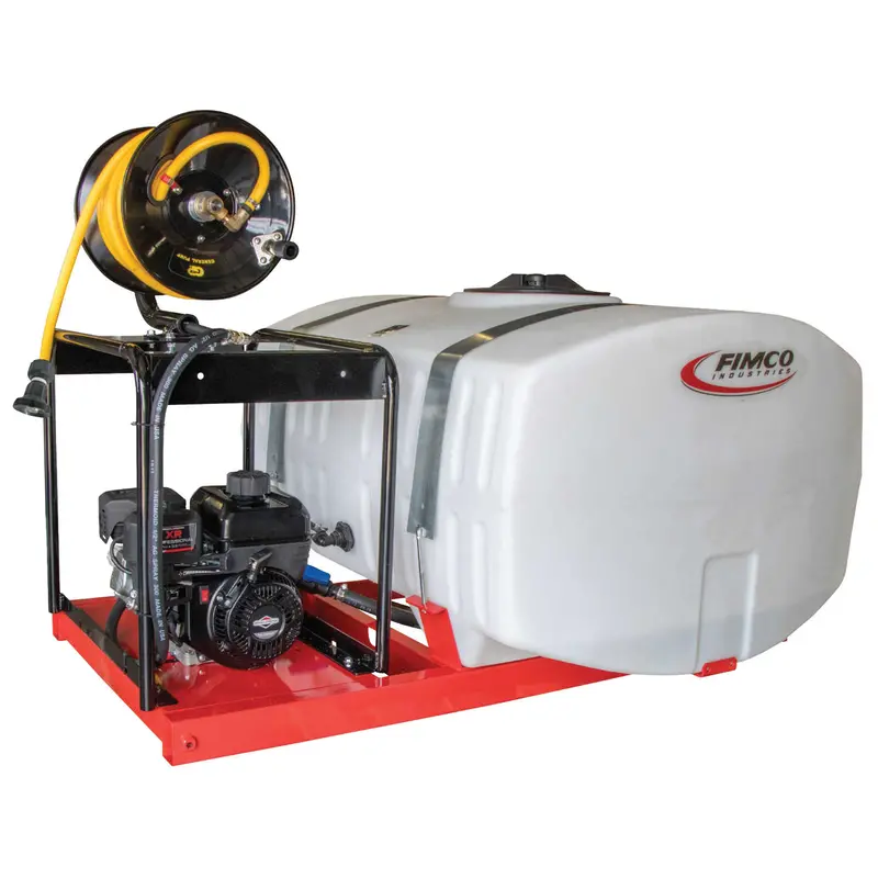Fimco Fire Fighting Skid Sprayer With Manual Hose Reel | Tank Capacity 150-Gallon | Max Flow Rate 7.2 Gpm 1