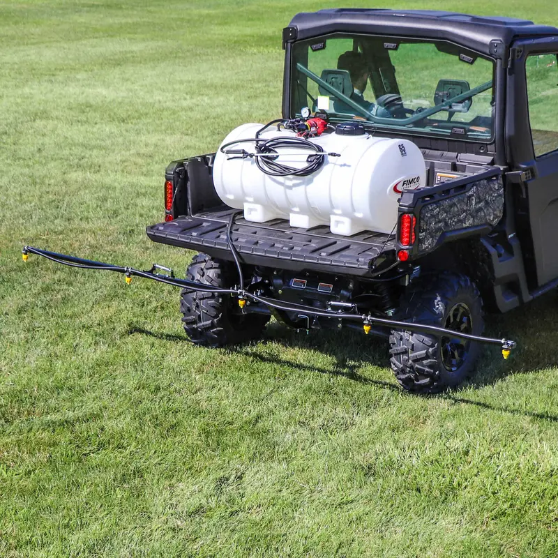Fimco Utv Sprayer With 5-Nozzle Folding Steel Boom | Tank Capacity 65-Gallon | Boom Length 122" | For Utvs 1