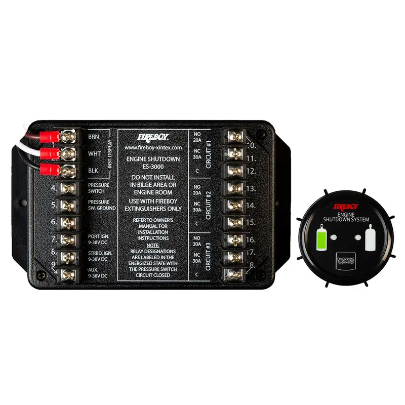 Fireboy-Xintex 3 Circuit Engine Shutdown W/Square Display [Els-3510-02] 1