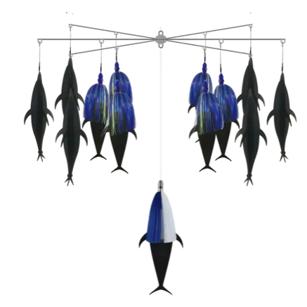 Fish Razr Tackle 3-D Dredges (Single And Double) | 38" Bar Size | 0.150" Bar Thickness 1