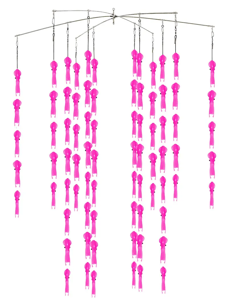 Fish Razr Tackle Compact Phat Dredge With 80 Phat Squid | 28" Heavy-Duty Dredge Bar 3