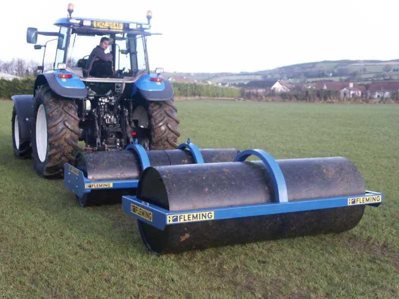 Fleming 10' Tandem Lead Roller | Width 120" | 90-120 Hp | For Tractors 1