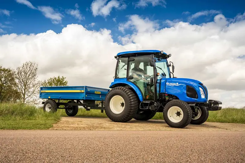 Fleming Compact Tipping Trailer | Model Tr1 & Tr2 | Width 47" & 54" | 20-50 Hp | 5-12 Gpm | For Tractors, Atvs, Utvs, & Loaders 1