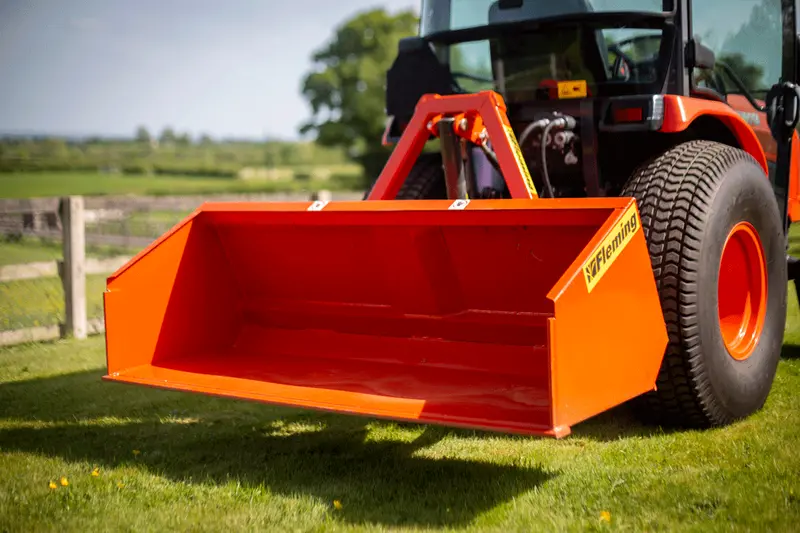 Fleming Hydraulic Compact Transport Box | Model Hyd4c & Hyd5c | Width 50" & 59" | 8-15 Gpm | 50-55 Hp | For Tractors, Skid Steers & Loaders 1