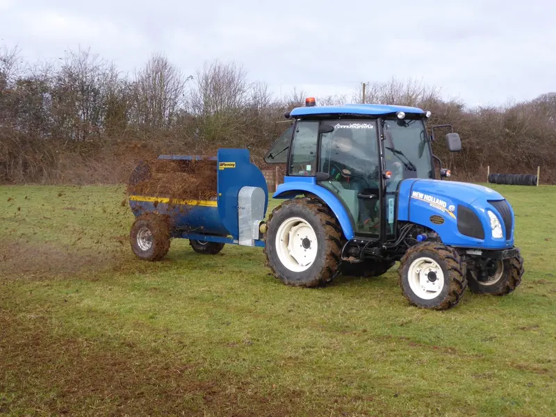 Fleming Muck Spreader | Model Ms150 | Width 54" | 25-50 Hp | For Tractors 1