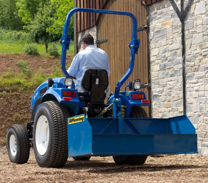 Fleming Tipping Transport Boxes | Model Tb4, Tb5 & Hd6 | Width 50", 59" & 72" | 20-100 Hp | 25-60 Gpm | For Skid Steers, Tractors & Loaders 1