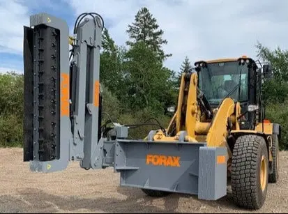 Forax Loader Mounted 22' Implement Boom Mulcher-Cutter | Reach 22' | Cutting Width 72" | For Loaders 1