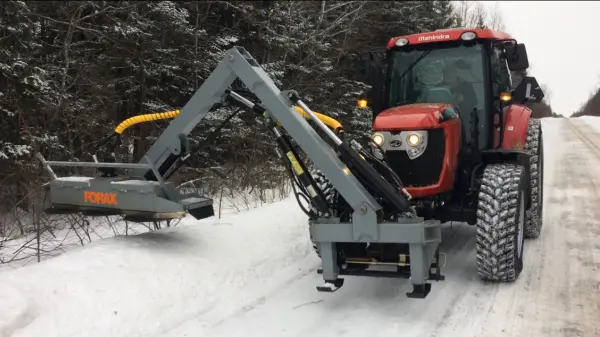 Forax Tilt / Extend 15' Boom Groomer Brush Cutter | 72" Cutting Width | 50-75 Hp | For Tractor 1