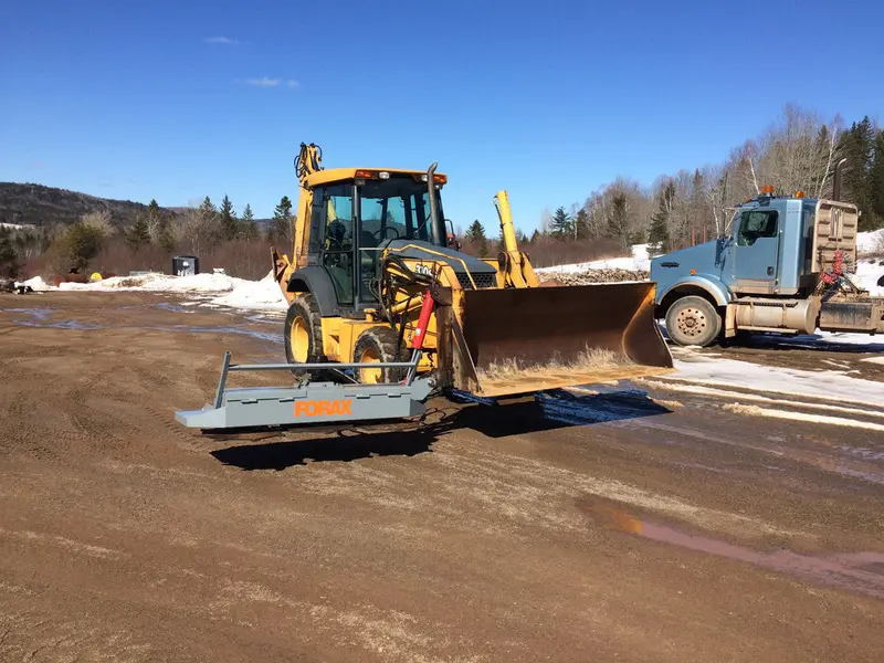 Forax Tilt-Up Brush Cutter | 72" Cutting Width | For Backhoe 1