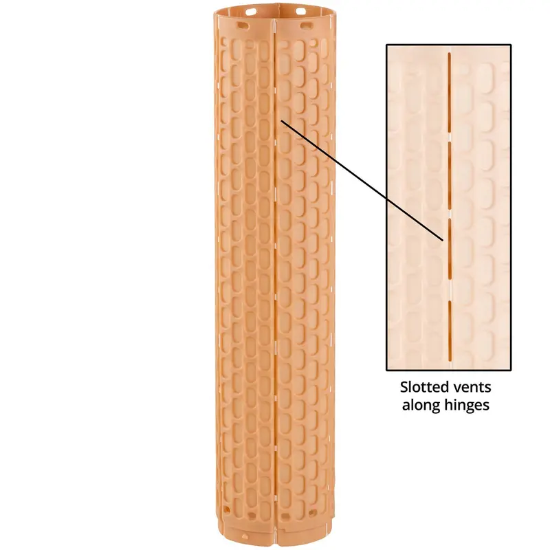 Forestry Supplies Shellt Grow Tube-Ventilated-Tan 1