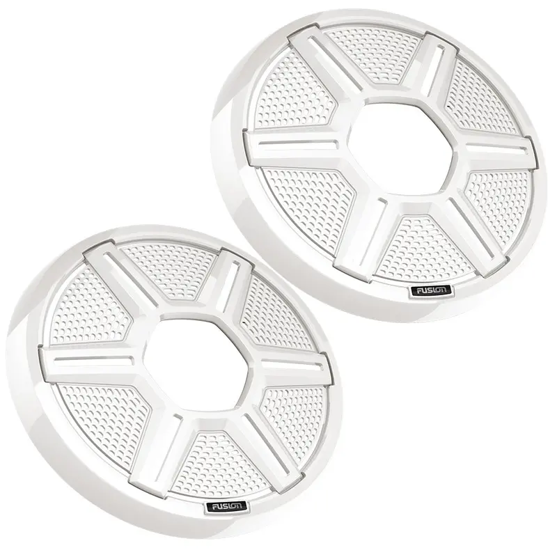 Fusion Apollo 8.8" Shielded White Speaker Grilles (Pair) [010-13292-11] 1