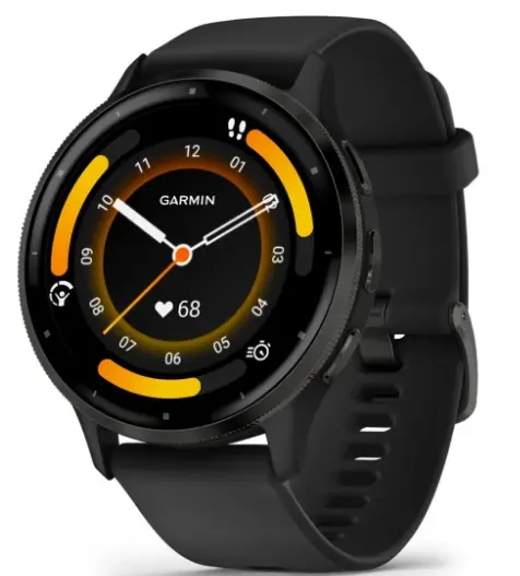 Garmin Health & Fitness Smartwatch | Model Venu® 3 | Case Size 45Mm | Amoled Display | Battery Up-To 14 Days | 5 Atm Water-Resistant 1