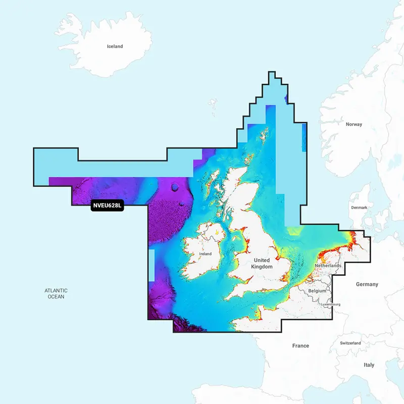 Garmin Navionics Vision+ Nveu628l U.K., Ireland  Holland [010-C1271-00] 1