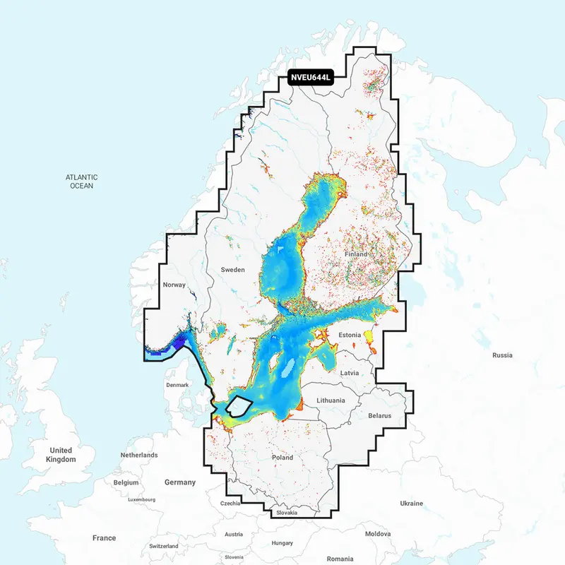 Garmin Navionics Vision+ Nveu644l Baltic Sea [010-C1273-00] 1