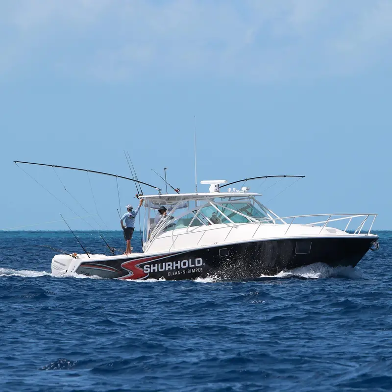 Gemlux | Bluewater Collapsible Carbon Fiber Outrigger Pair | Model Or-Dkr-18-B-O2 | 18" Length | 5.95 Lb Lightweight | For 1.5"–1.875" Lay-Down Mounts 1
