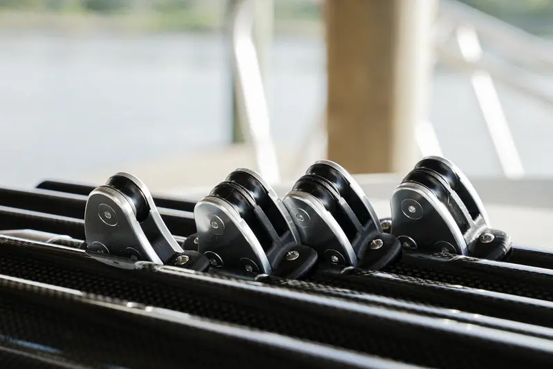 Gemlux | Bluewater Fixed-Length Externally Rigged Carbon Fiber Outriggers | Model Er-Dk-18-B-O2 | Length 18' | 5.25 Lb Lightweight | For 22' Outrigger Poles & Offshore Fishing Boats 5