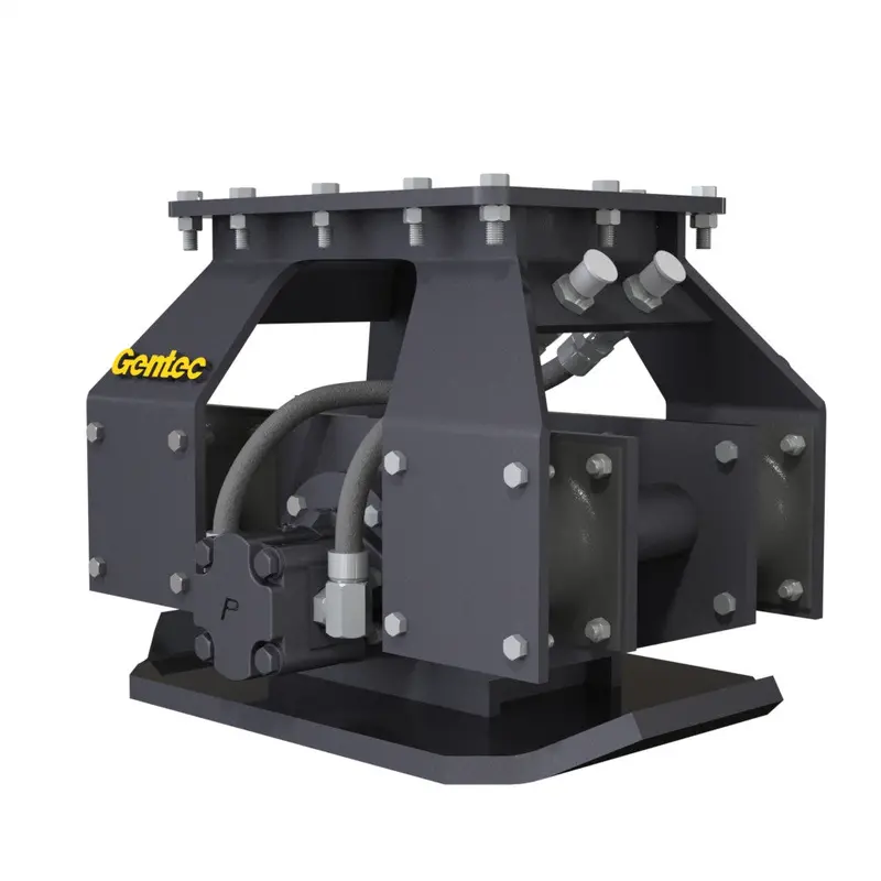 Gentec Equipment Hydraulic Plate Vibratory Compactors | Bottom Plate 21", 36" & 40" | Machine Size 1.5–29 Tons | For Excavators 1