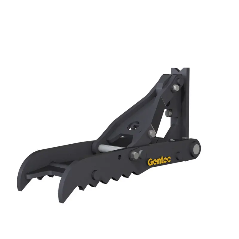 Gentec Equipment Hydraulic Weld-On Thumb | Model Mt618 | Size 6" X 18" | 1.5 To 3.9 Tons | For Excavators 1