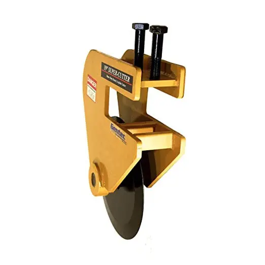 Gentec Equipment Super 200 Hd Asphalt Cutter | Cutting Wheel Diameter 19" | Machine Size 4-49 Tons | For Backhoes, Loaders & Excavators 1