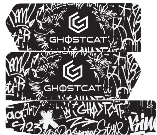 Ghostcat Bikes Accessories Bundle | Battery Decals, Bmx Kit – F Series, Drift Eight Metal Front Plate, Premium Tapia Seats, Rear Rack & Basket Options | For All Models Ghostcat Bikes 14