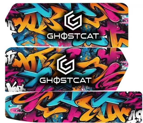 Ghostcat Bikes Accessories Bundle | Battery Decals, Bmx Kit – F Series, Drift Eight Metal Front Plate, Premium Tapia Seats, Rear Rack & Basket Options | For All Models Ghostcat Bikes 15
