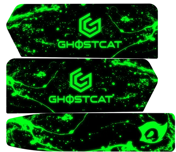 Ghostcat Bikes Accessories Bundle | Battery Decals, Bmx Kit – F Series, Drift Eight Metal Front Plate, Premium Tapia Seats, Rear Rack & Basket Options | For All Models Ghostcat Bikes 20