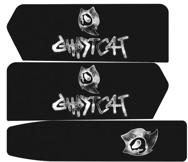 Ghostcat Bikes Accessories Bundle | Battery Decals, Bmx Kit – F Series, Drift Eight Metal Front Plate, Premium Tapia Seats, Rear Rack & Basket Options | For All Models Ghostcat Bikes 3