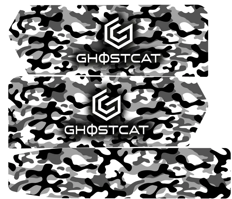 Ghostcat Bikes Accessories Bundle | Battery Decals, Bmx Kit – F Series, Drift Eight Metal Front Plate, Premium Tapia Seats, Rear Rack & Basket Options | For All Models Ghostcat Bikes 4