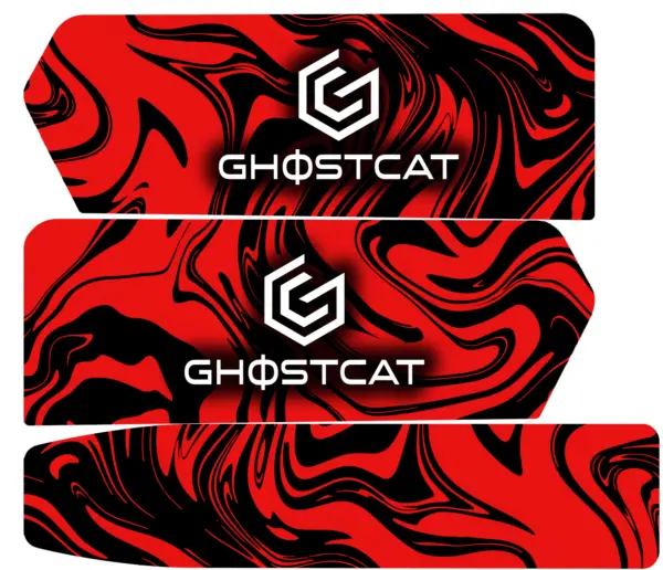 Ghostcat Bikes Accessories Bundle | Battery Decals, Bmx Kit – F Series, Drift Eight Metal Front Plate, Premium Tapia Seats, Rear Rack & Basket Options | For All Models Ghostcat Bikes 9