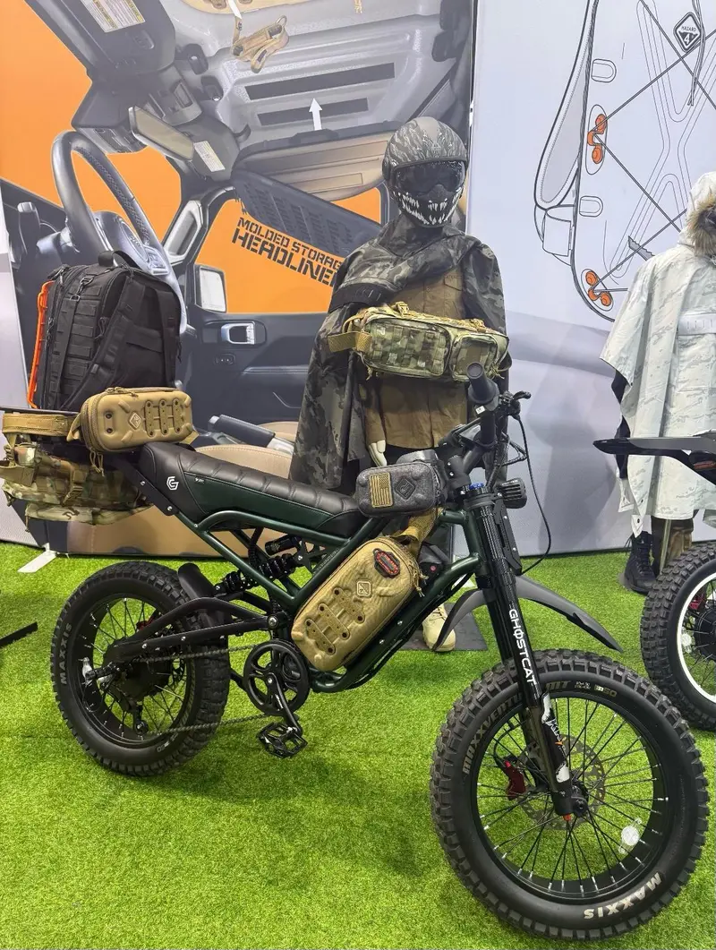 Ghostcat F4x All-Terrain Fat Tire Electric Bike | 60V 2200W Geared Hub Motor | 40Mph Top Speed | 30-50 Miles Range | For Off-Road Adventures 1