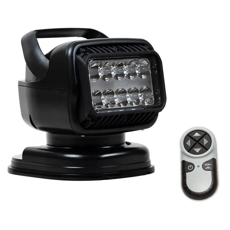 Golight Gt Series Led Hybrid Portable Light W/Magnetic Shoe Mount Handheld Wireless Remote - 12V - Black [79518Gt] 1