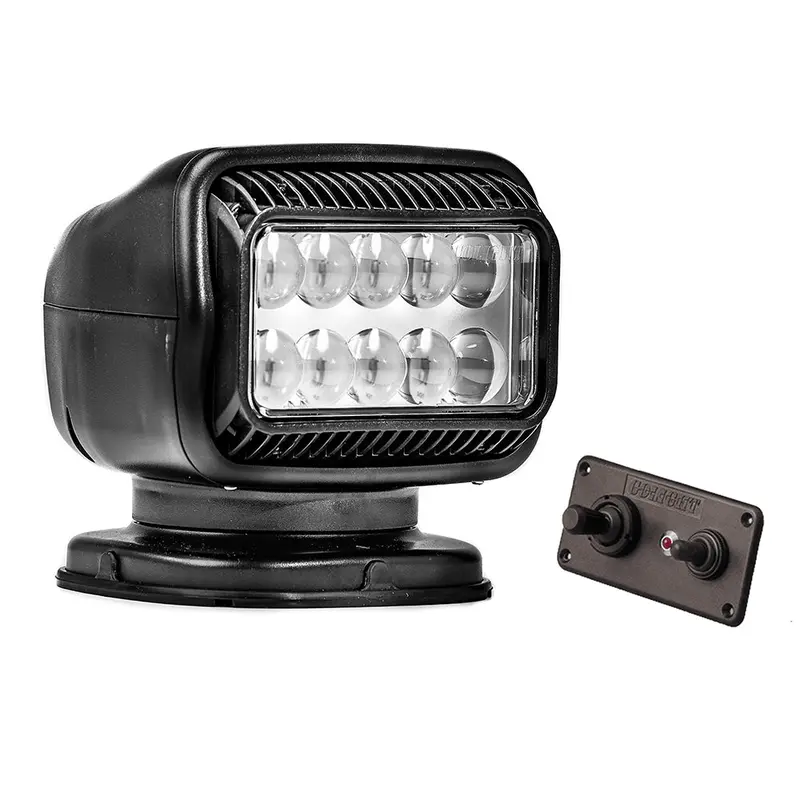 Golight Radioray Gt Series Permanent Mount - Black Led - Hard Wired Dash Mount Remote [20214Gt] 1