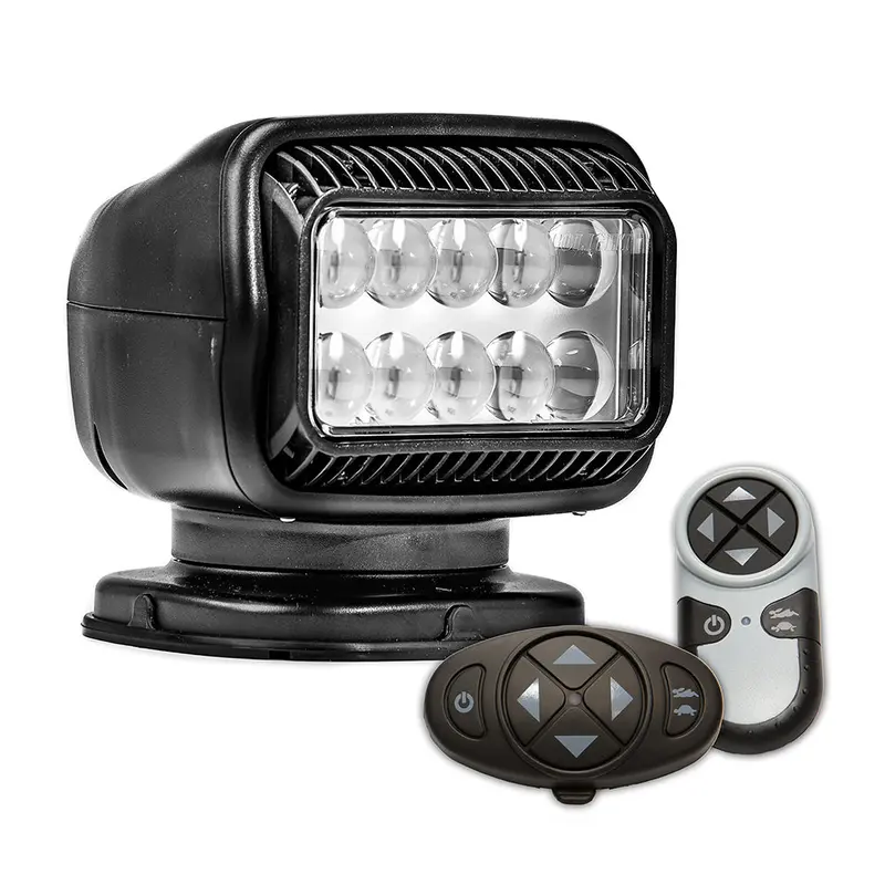 Golight Radioray Gt Series Permanent Mount - Black Led - Wireless Handheld  Wireless Dash Mount Remotes [20574Gt] 1