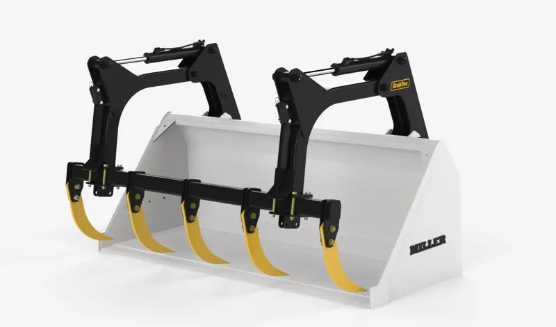 Grabtec Farm Grapples | Gf Series | Width 81", 91" & 99" Inches Horsepower 75-150 Hp | For Wheel Loaders & Farm Loaders 1