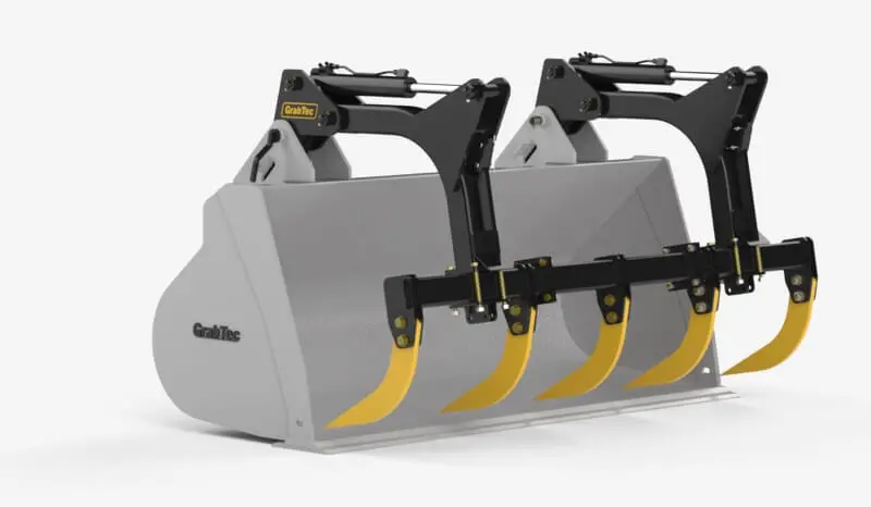 Grabtec Grapples | Model Gx | Width 102" Inches | Bucket Compatibility 4.5-7.0 Yd³ | Horsepower 250-400 Hp | For Wheel Loaders 1