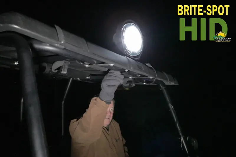 Great Day | Brite-Spot Utility Light | Model Bs500 | Width 8" | 3.5 Amps | 40+ Hp Compatible | For Atv, Utv, Tractor, Jeep, Truck, Lawnmower 1