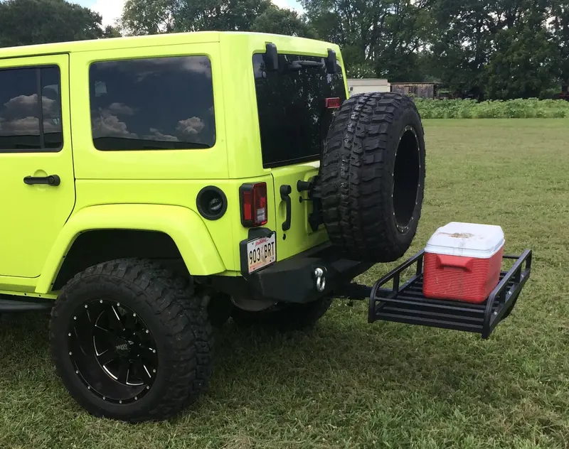 Great Day | Hitch-N-Ride Cargo Carrier | Model Hnr1000tlb | Width 50" | Horsepower 20+ Hp | 400 Lb Capacity | 2" Receiver Hitch | For Atv, Utv, Suv, Truck 1