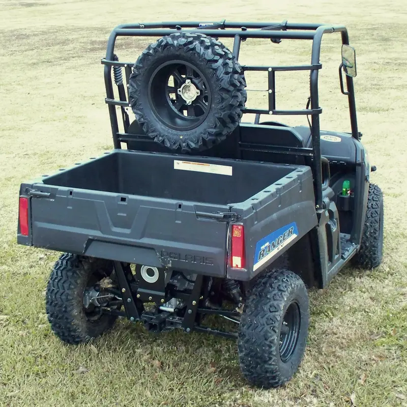 Great Day | Power-Ride™ Spare Tire Rack | Model Uvpr905-Stc | Frame Width 50" To 64" | Lightweight Utv Spare Tire Carrier | No-Drill Mount | Horsepower 40+ Hp | For Utv 1