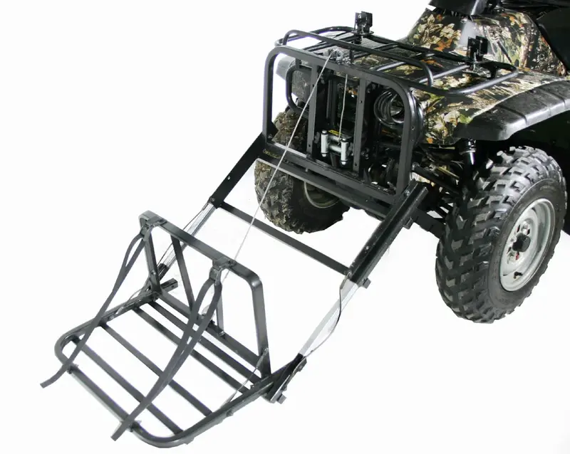 Great Day | Powerloader | Model Pl250 | Universal Front Loader | 44" Max Lift Width | 350 Lb Capacity | 2,000 Lb Winch-Powered | Horsepower 15 To 45+ Hp | For Atv, Utv & Golf Cart 1