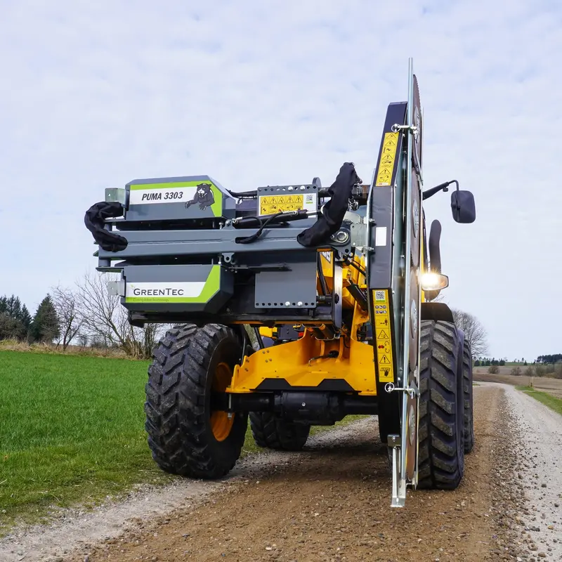 Greentec Limb Trimmer | Model Multi Carrier Puma 3303 | Transport Width 7'3" Ft | Oil Flow 13.2 Gpm | For Loader 1