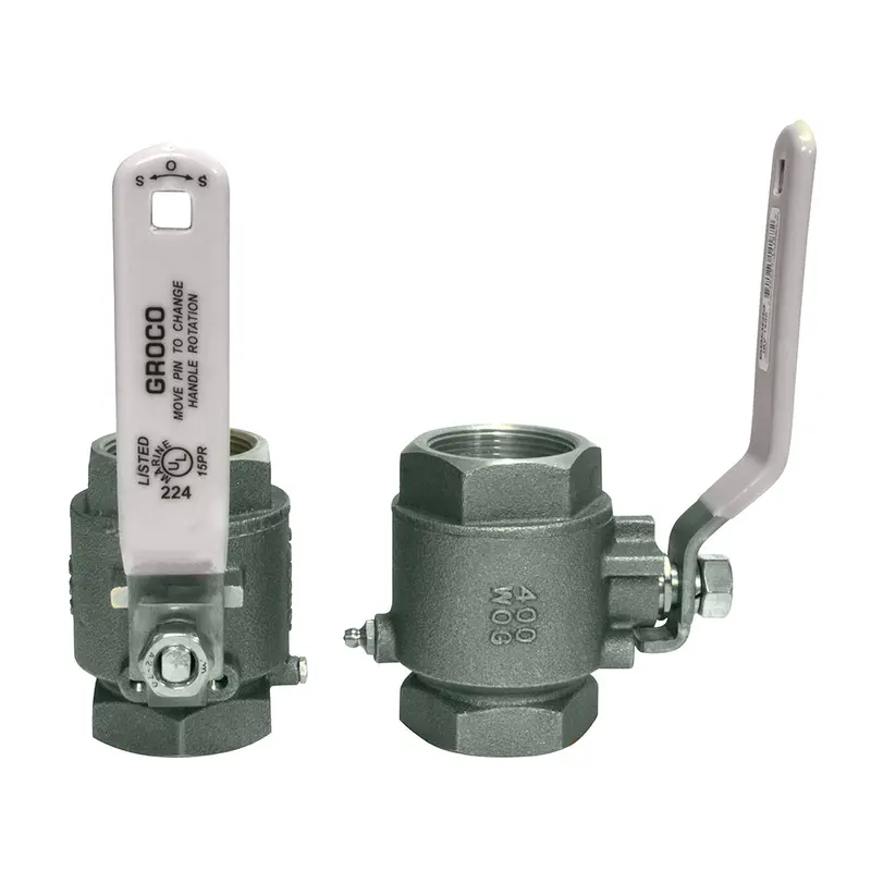 Groco 1-1/2" Npt Stainless Steel In-Line Ball Valve [Ibv-1500-S] 1