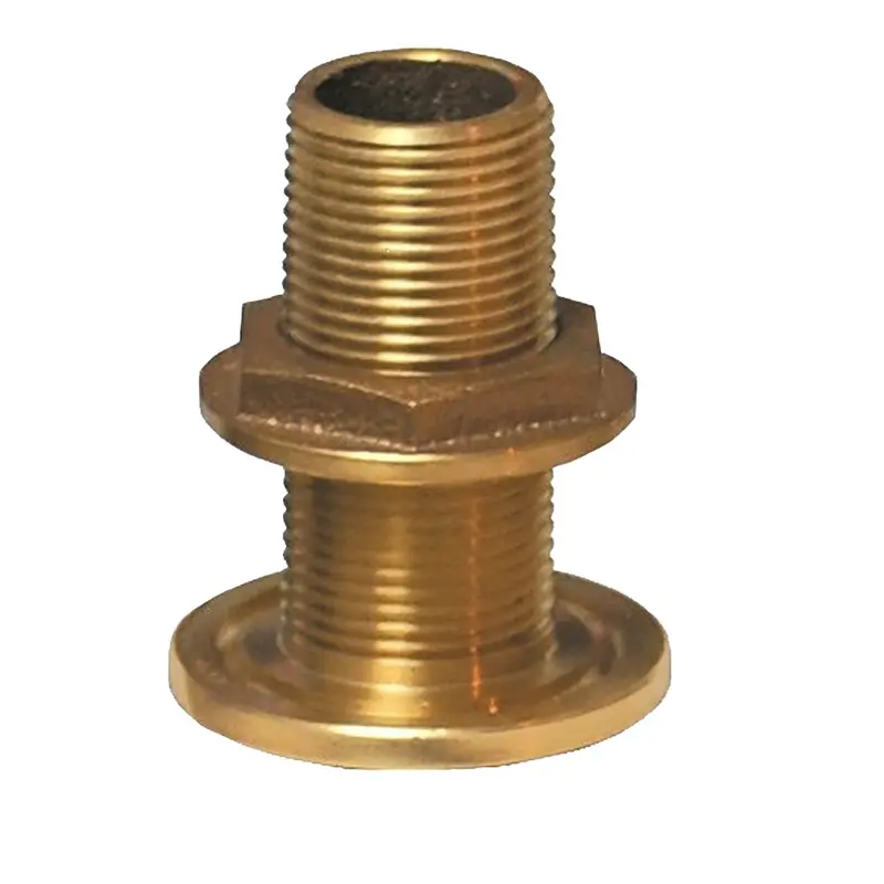 Groco 2" Nps Npt Combo Bronze Thru-Hull Fitting W/Nut [Th-2000-W] 1