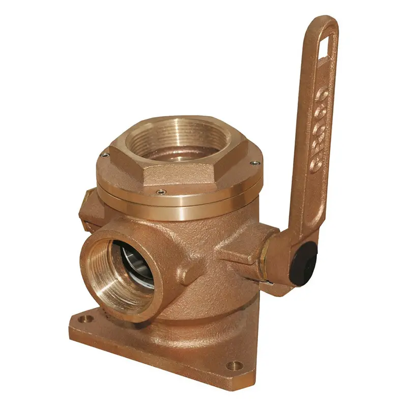 Groco 3" Safety Seacock W/2-1/2" Side Port [Sbv-3000-P] 1