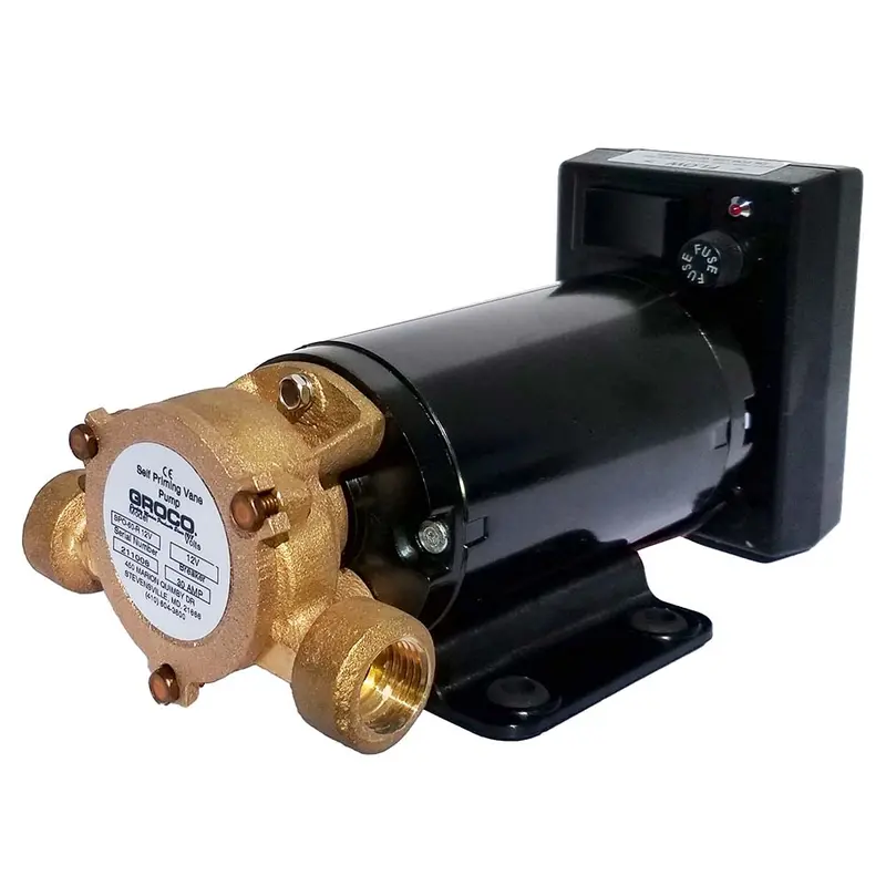 Groco Heavy Duty Positive Displacement Reversing Vane Pump - 12V [Spo-60-R 12V] 1