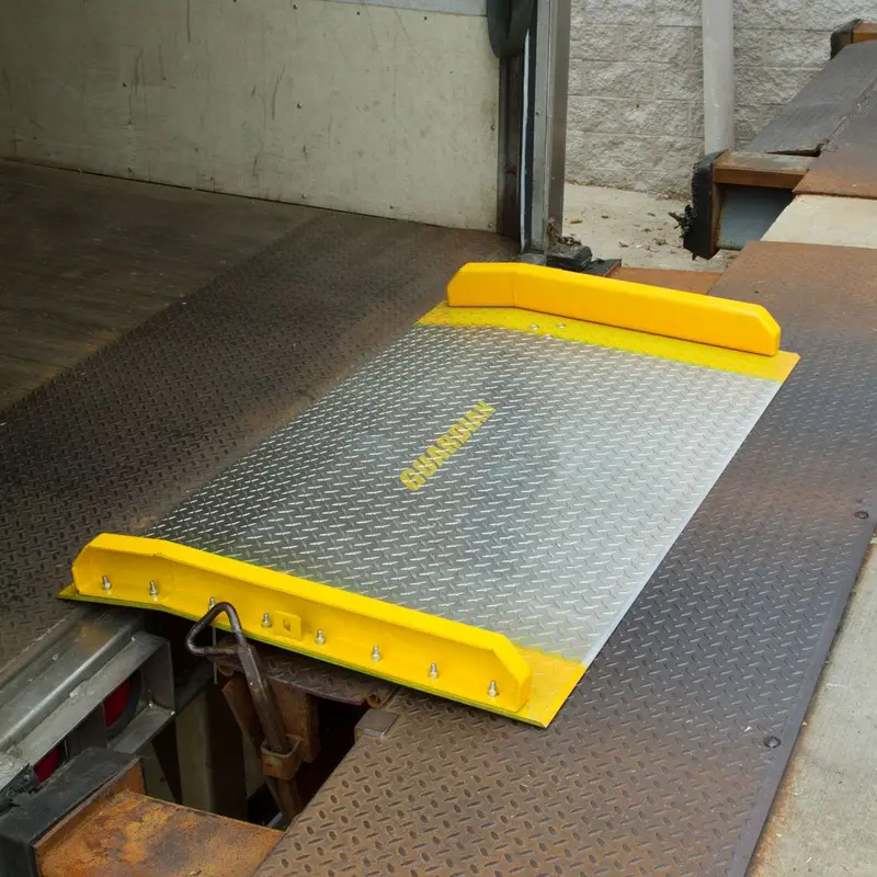 Guardian Industrial Products Aluminum Dock Board | Model Adb-6060-15000 | 60" W X 60" L | 15,000 Lb Capacity | For Forklifts & Loading Docks 2