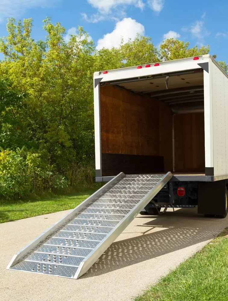 Guardian Industrial Products Container Loading Walk Ramp | Model Cl-01-37-168-06-Walk-P | 37" W X 168" L | 16,000 Lb Capacity | For Forklifts & Dock-To-Container Use 1