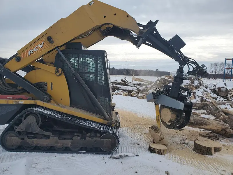 Hammer Head Grapple Saw | Model Gsr-55 | Maximum Grapple Opening 55" | Hydraulic Flow Range 15.5+ Gpm | For Skid Steers 1